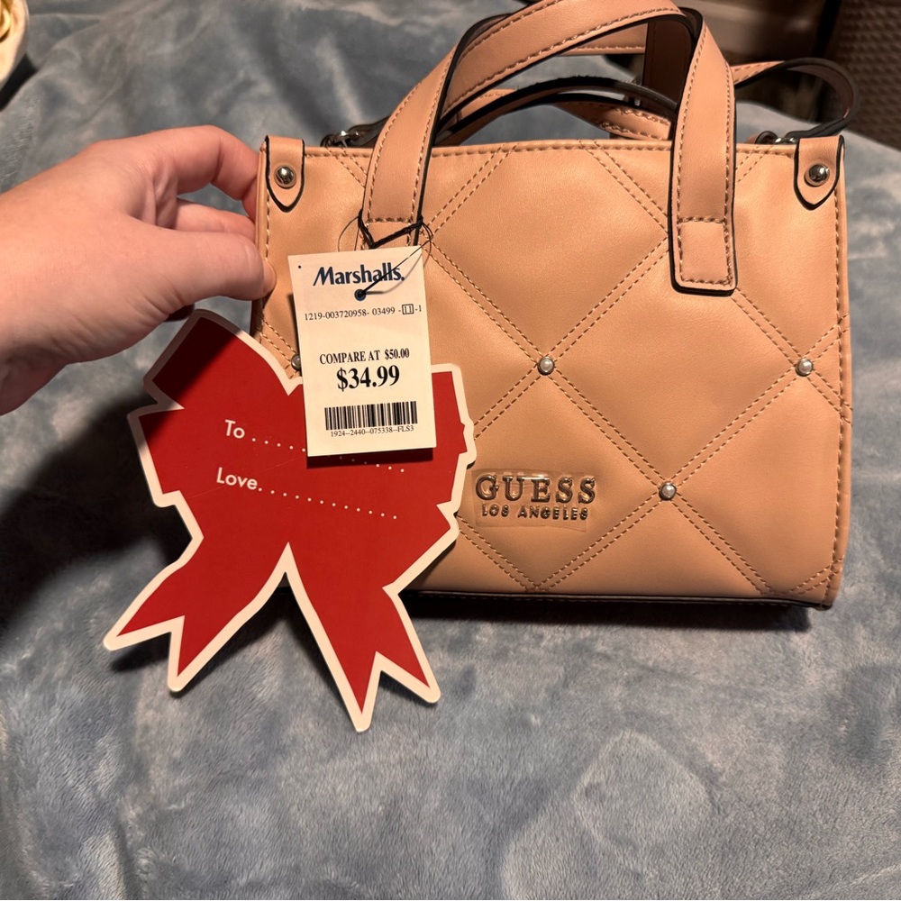 Guess light pink Mini Tote